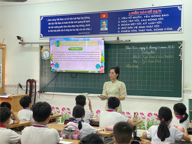 Lớp học mở Khối 5 năm học 2024-2025